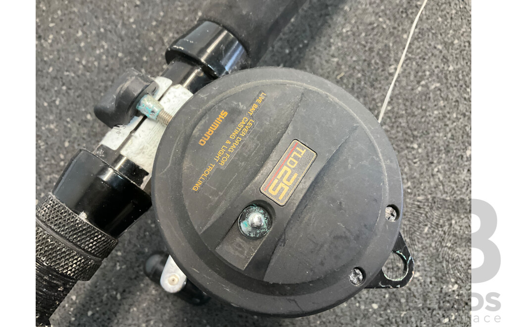 SHIMANO AQUA TIP Fishing Rod with SHIMANO TLD25 Reel