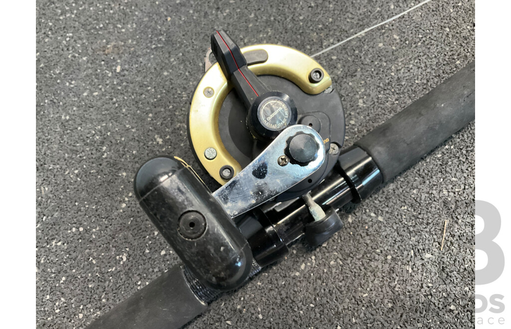 SHIMANO AQUA TIP Fishing Rod with SHIMANO TLD25 Reel