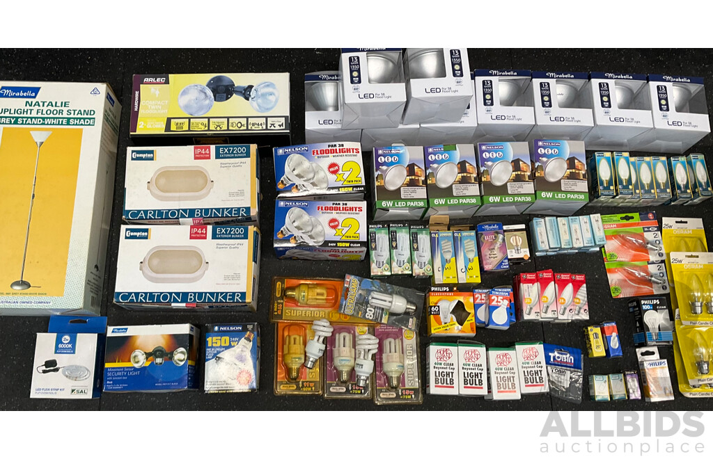 Assorted Lighting Bulbs