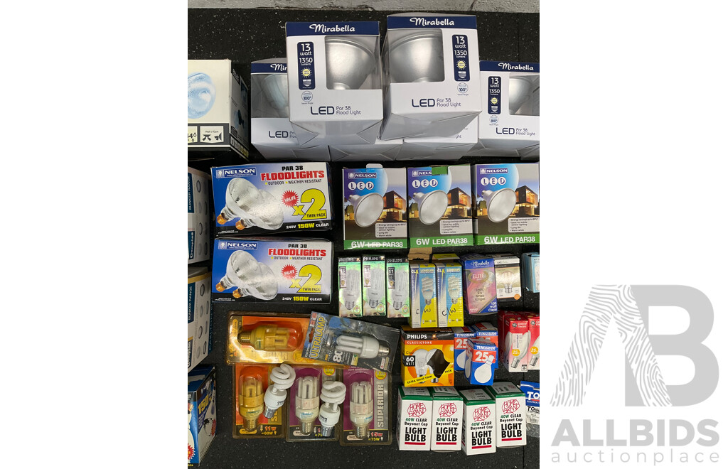 Assorted Lighting Bulbs