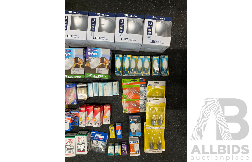 Assorted Lighting Bulbs