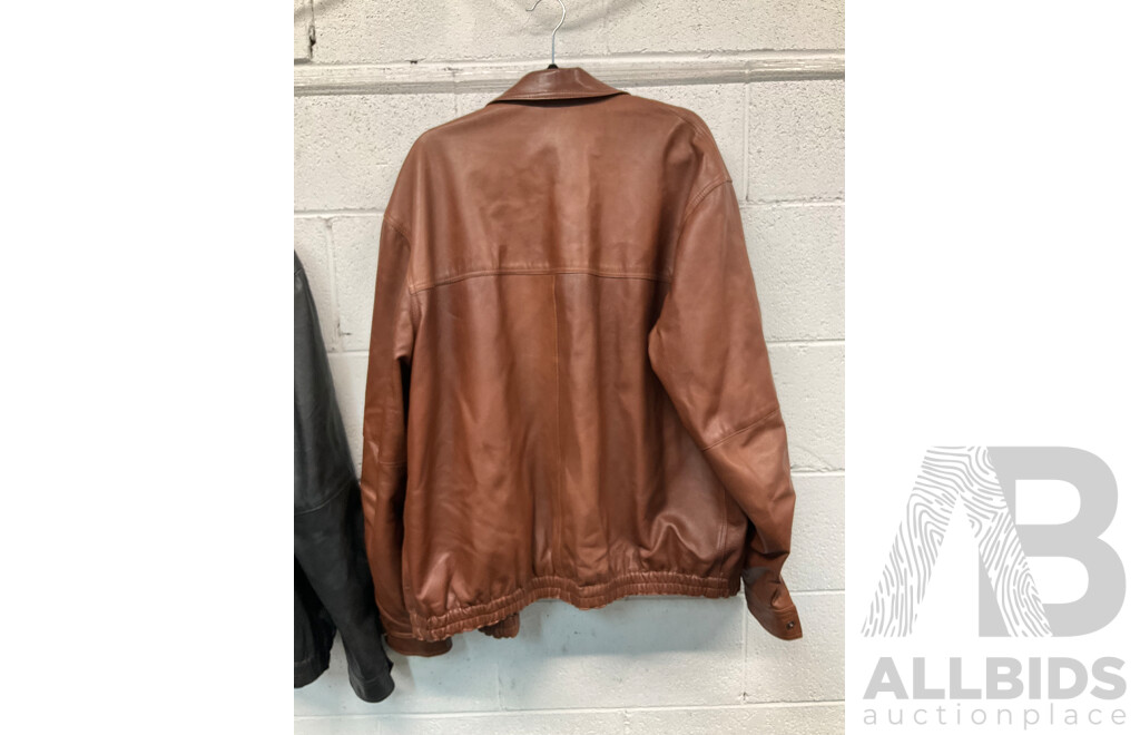 Vintage Australian Leather Bomber Jackets - Lot of 3