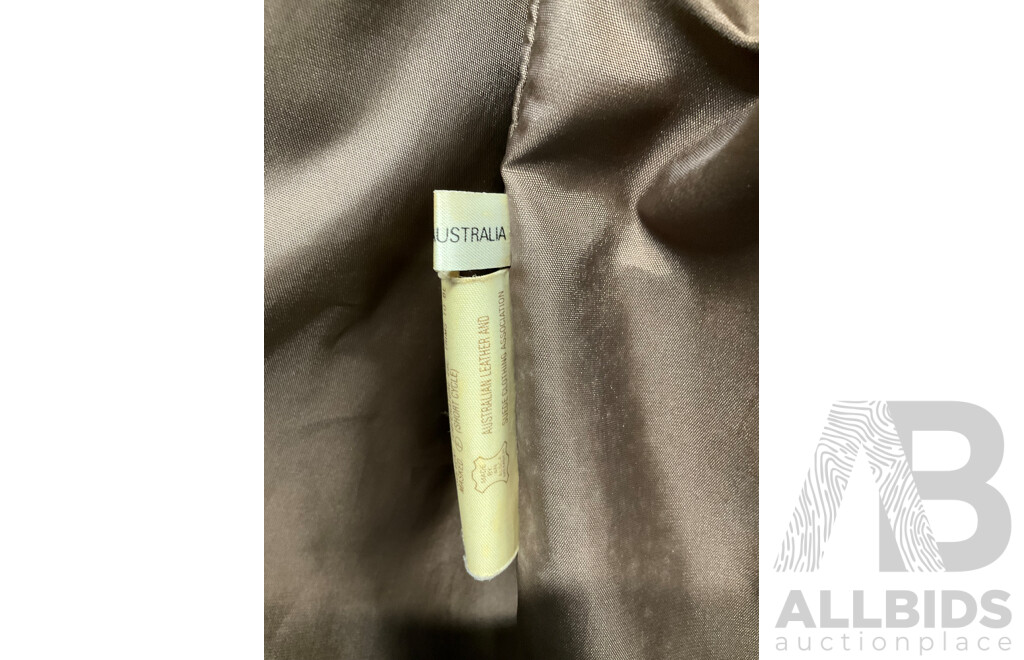 Vintage Australian Leather Bomber Jackets - Lot of 3