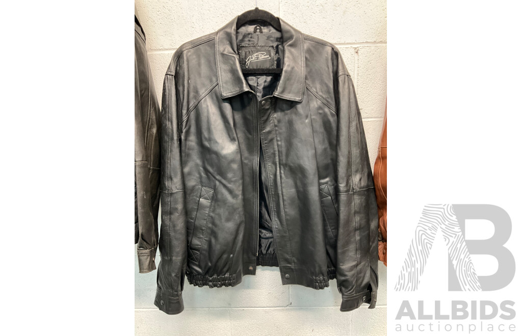 Vintage Australian Leather Bomber Jackets - Lot of 3