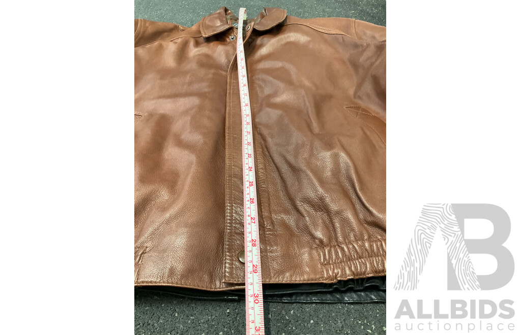 Vintage Australian Leather Bomber Jackets - Lot of 3