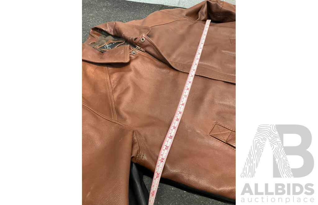 Vintage Australian Leather Bomber Jackets - Lot of 3