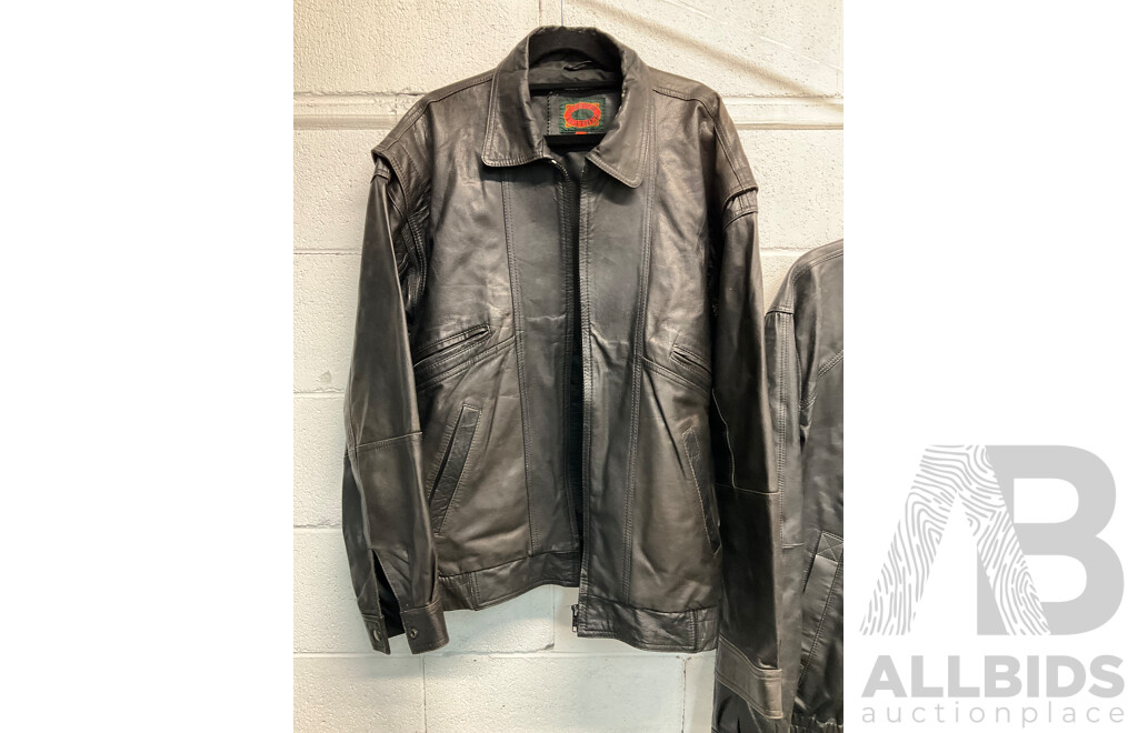 Vintage Australian Leather Bomber Jackets - Lot of 3