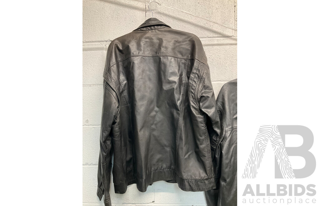 Vintage Australian Leather Bomber Jackets - Lot of 3