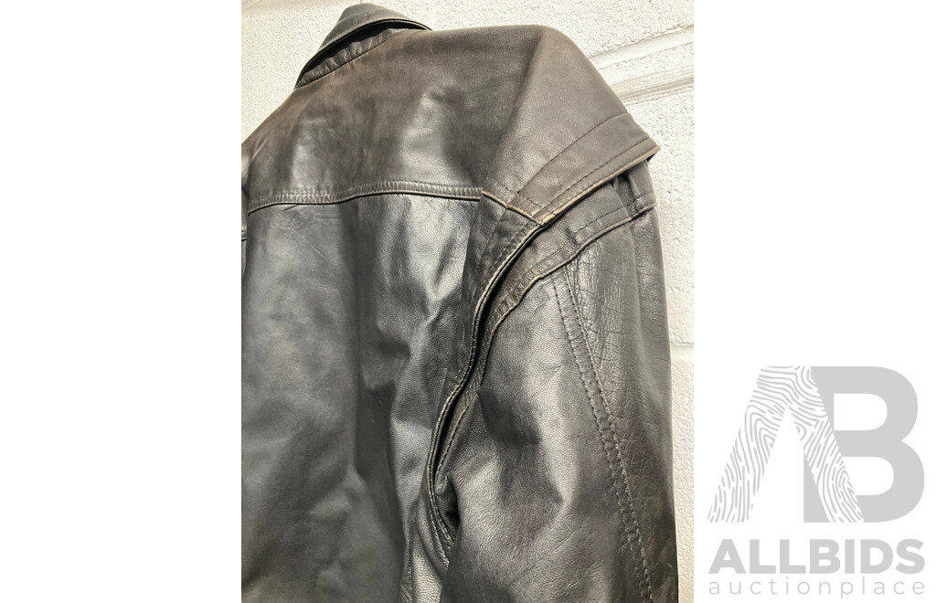 Vintage Australian Leather Bomber Jackets - Lot of 3