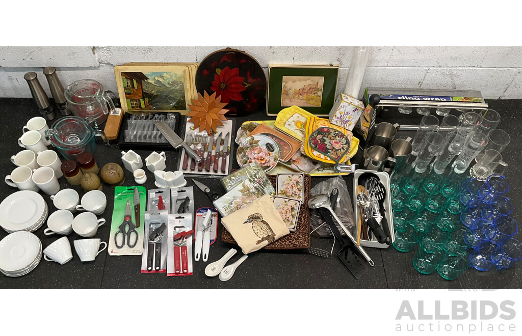 Assorted Kitchenware and Tableware