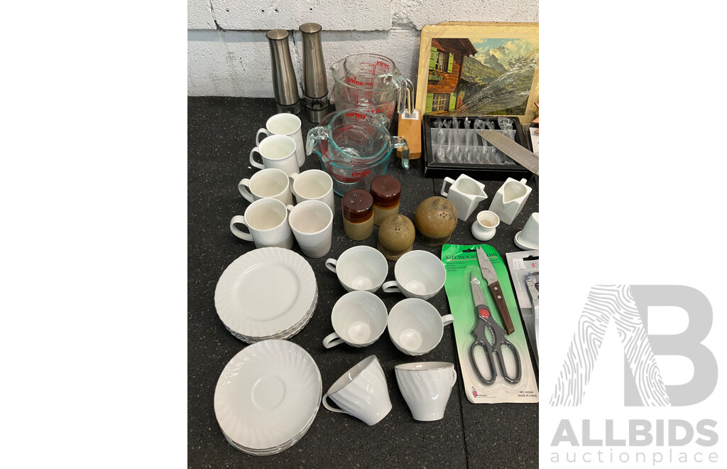 Assorted Kitchenware and Tableware