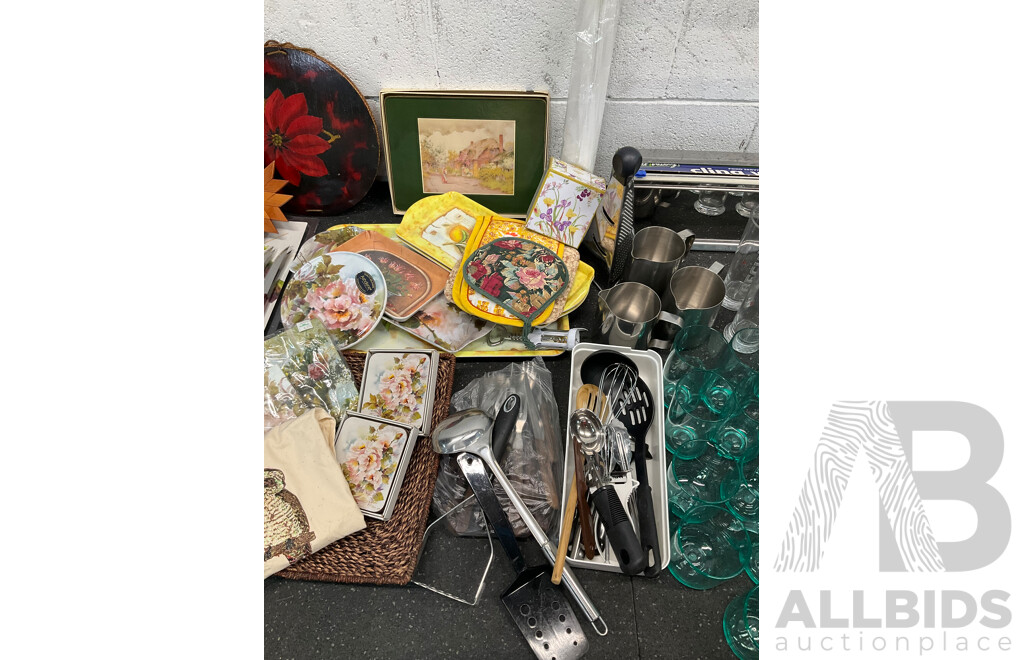 Assorted Kitchenware and Tableware