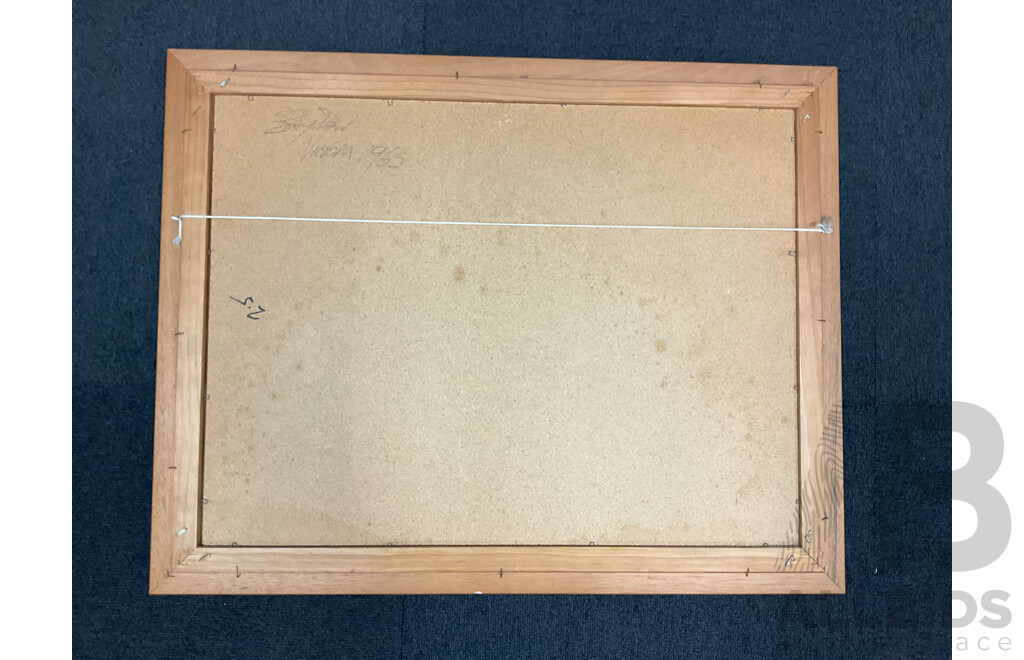 Artist Unknown - Schelkwyk,  ''Victoria 1963'' - Oil on Board 70x55 Cm (frame) & B.F. ''Mountains Scenery'' - Oil on Board 70x56 Cm (frame)