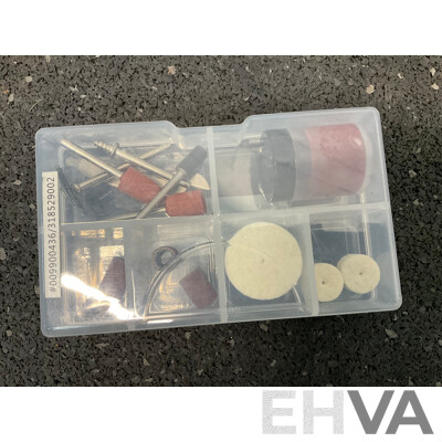 RYOBI 4V USB Lithium Rachet Wrench (RRW4) with Battery,  Rotary Tool (RRT4) Skin Only, Battery and Rotary Tool Accessory Kit - Lot of 4