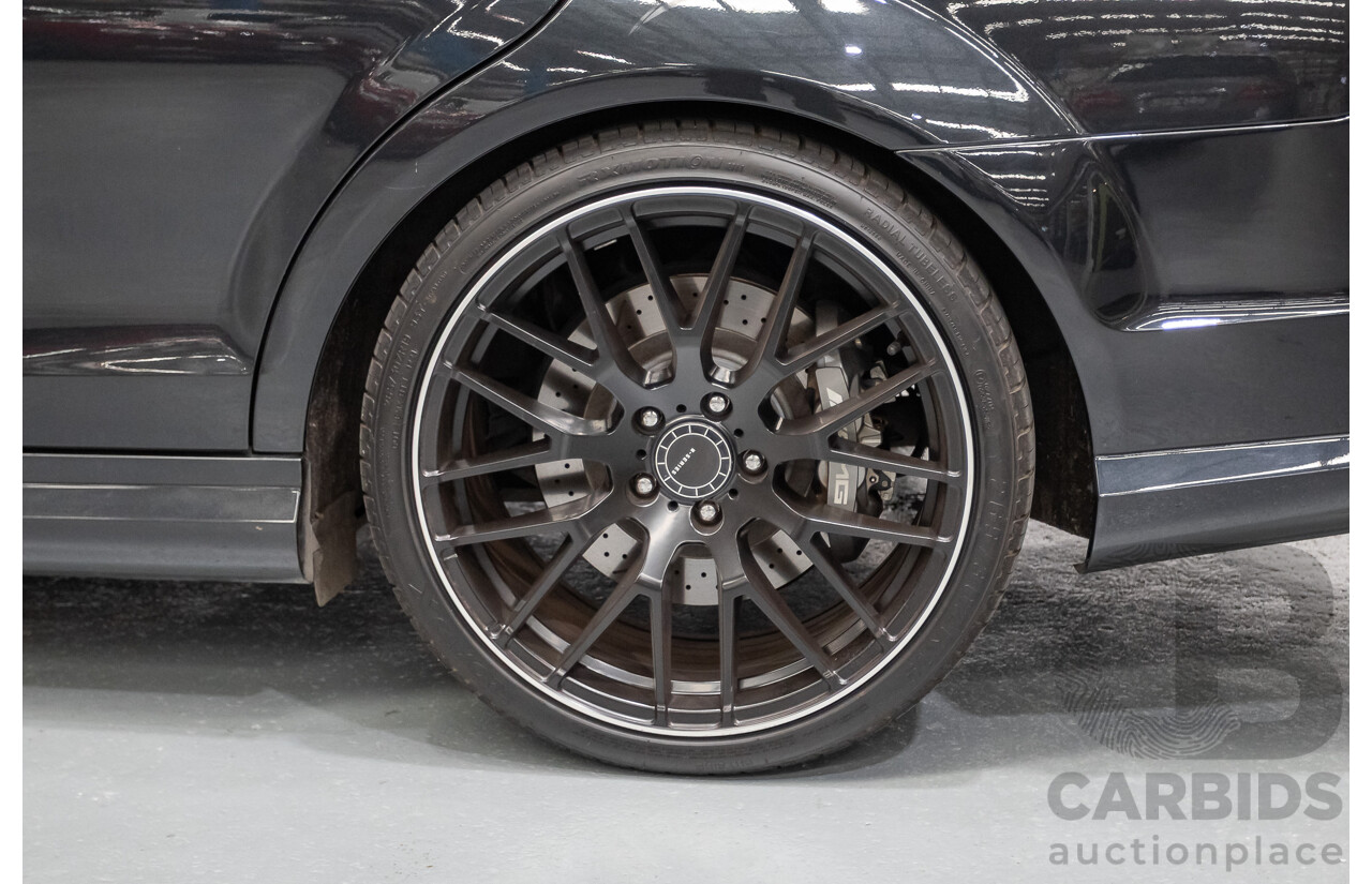 11/2011 Mercedes Benz C63 AMG W204 MY11 4d Sedan Magnetite Black Metallic V8 6.3L