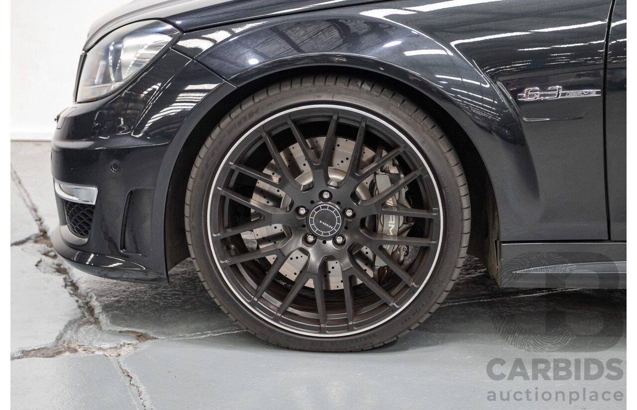 11/2011 Mercedes Benz C63 AMG W204 MY11 4d Sedan Magnetite Black Metallic V8 6.3L