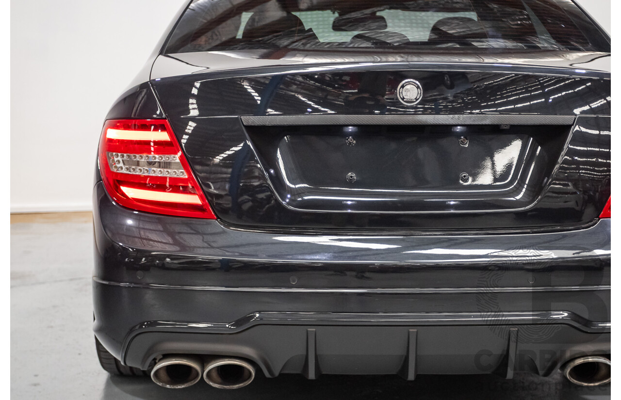 11/2011 Mercedes Benz C63 AMG W204 MY11 4d Sedan Magnetite Black Metallic V8 6.3L