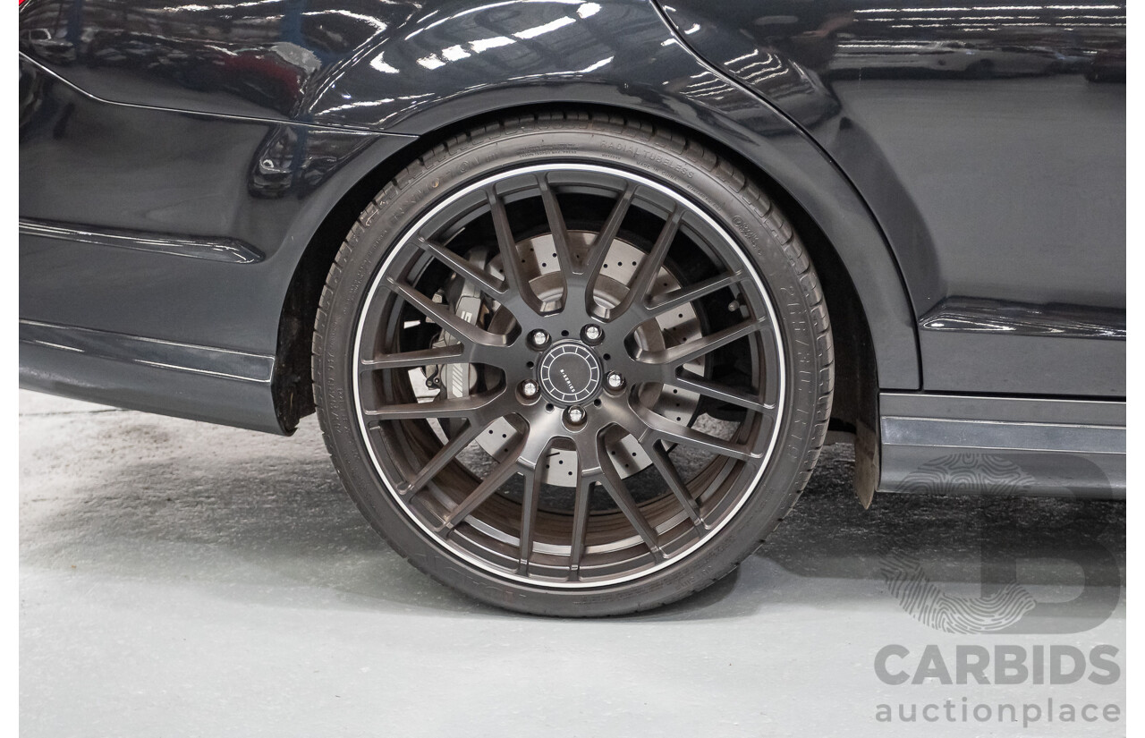 11/2011 Mercedes Benz C63 AMG W204 MY11 4d Sedan Magnetite Black Metallic V8 6.3L
