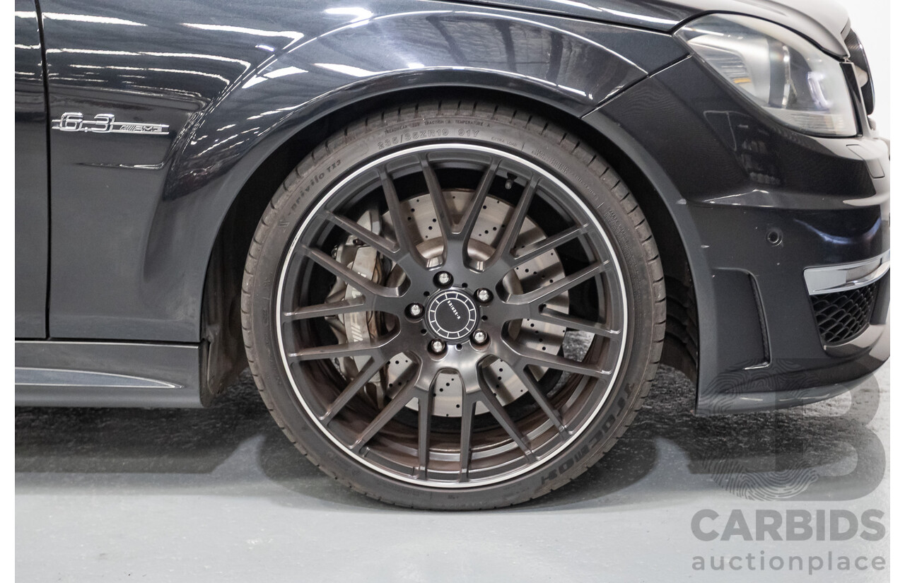 11/2011 Mercedes Benz C63 AMG W204 MY11 4d Sedan Magnetite Black Metallic V8 6.3L