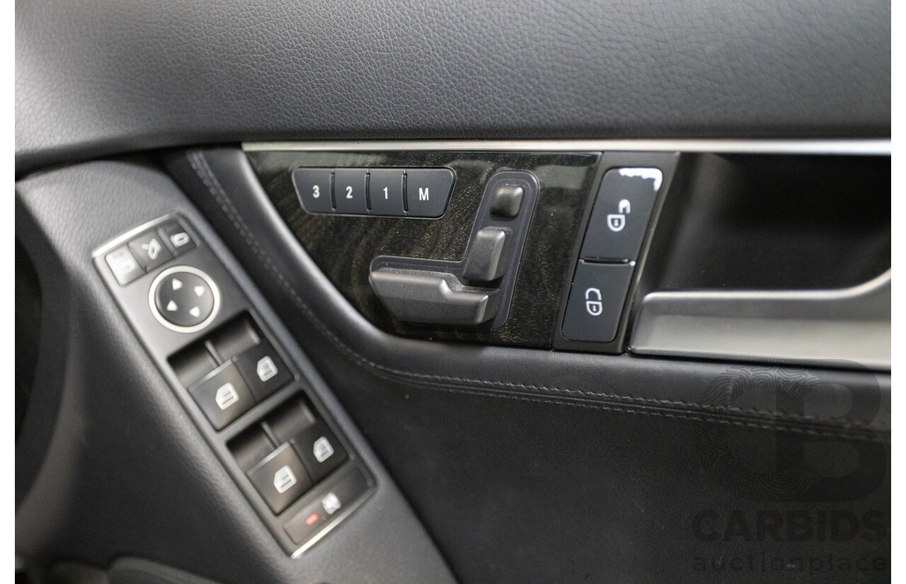 11/2011 Mercedes Benz C63 AMG W204 MY11 4d Sedan Magnetite Black Metallic V8 6.3L