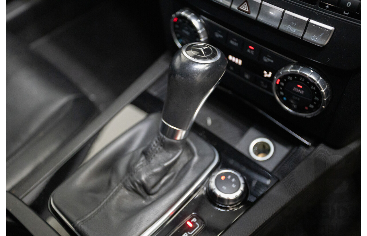 11/2011 Mercedes Benz C63 AMG W204 MY11 4d Sedan Magnetite Black Metallic V8 6.3L