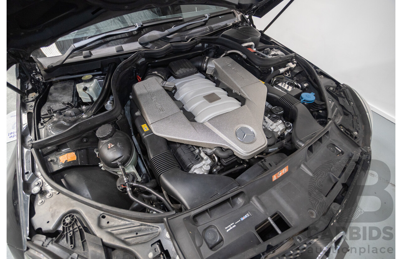 11/2011 Mercedes Benz C63 AMG W204 MY11 4d Sedan Magnetite Black Metallic V8 6.3L