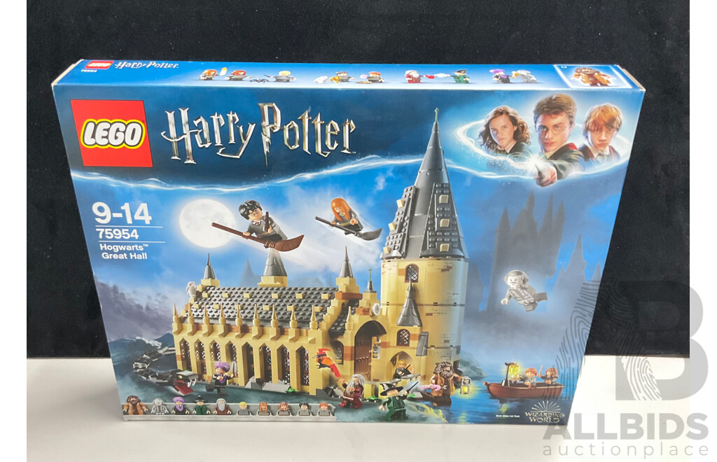 Lego, Harry Potter, Hogwarts Great Hall, 75954, Sealed in Box