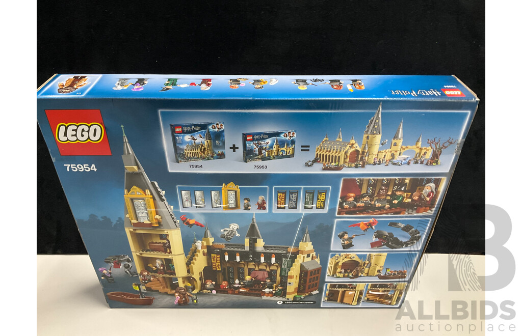 Lego, Harry Potter, Hogwarts Great Hall, 75954, Sealed in Box