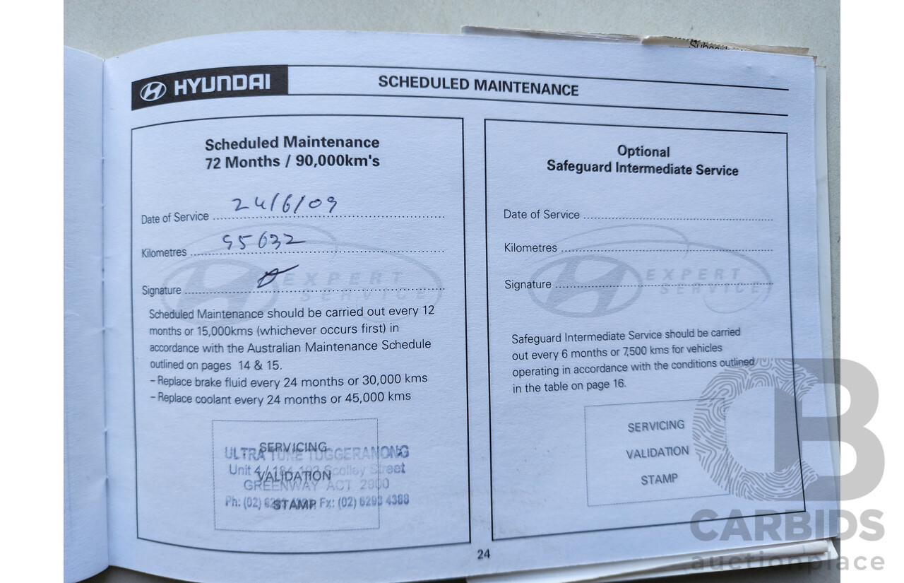 1/2005 Hyundai Sonata GL EF-B 4d Sedan Blue 2.7L