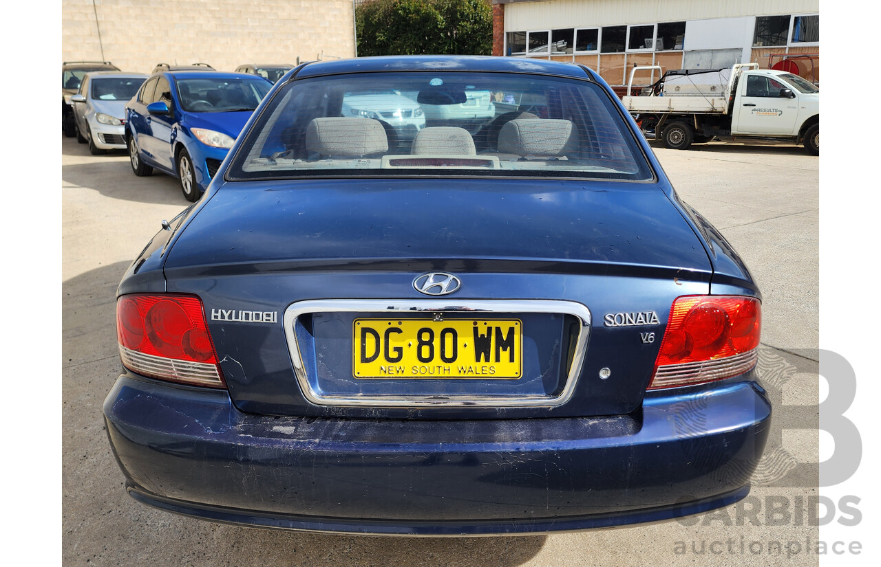 1/2005 Hyundai Sonata GL EF-B 4d Sedan Blue 2.7L