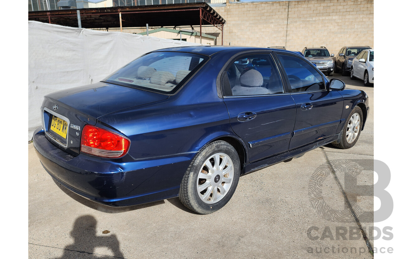 1/2005 Hyundai Sonata GL EF-B 4d Sedan Blue 2.7L