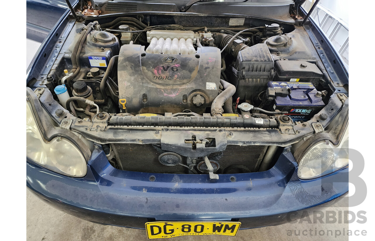 1/2005 Hyundai Sonata GL EF-B 4d Sedan Blue 2.7L