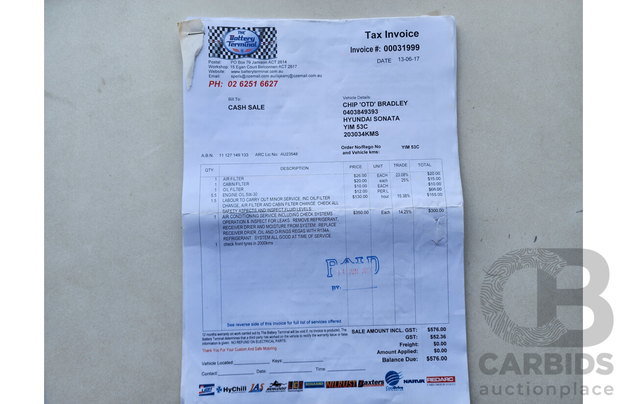 1/2005 Hyundai Sonata GL EF-B 4d Sedan Blue 2.7L