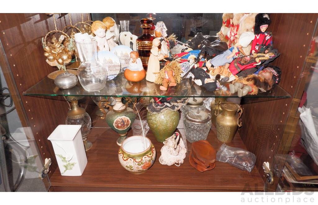 Large Collection of Bric a Brac and Dolls of the World