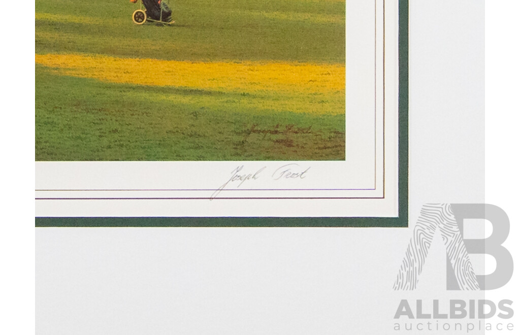 Joseph Frost, (20th Century, Czech-Born Australian, 1953 or 54-), Autumn Afternoon, Bowral Golf Club, Editioned and Signed Quality Print of Original Oil, 68 x 81 cm (frame)