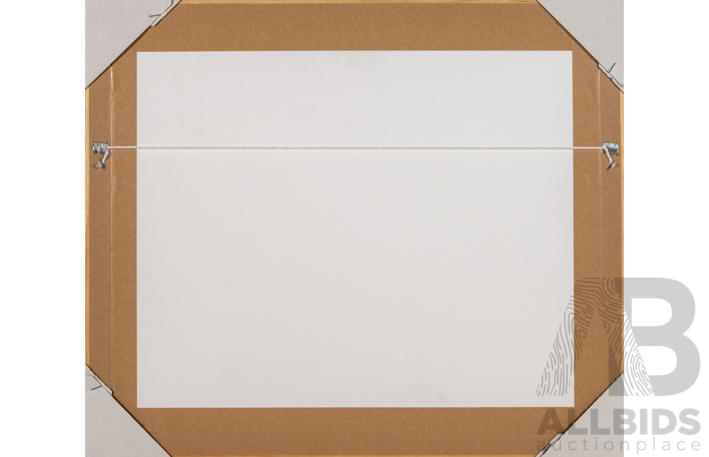 Peter Browne, (20th Century, Australian, 1947-), Chatting Up the Birds, Wonderful Signed & Editioned Giclee Print, 46 x 53 cm (frame)