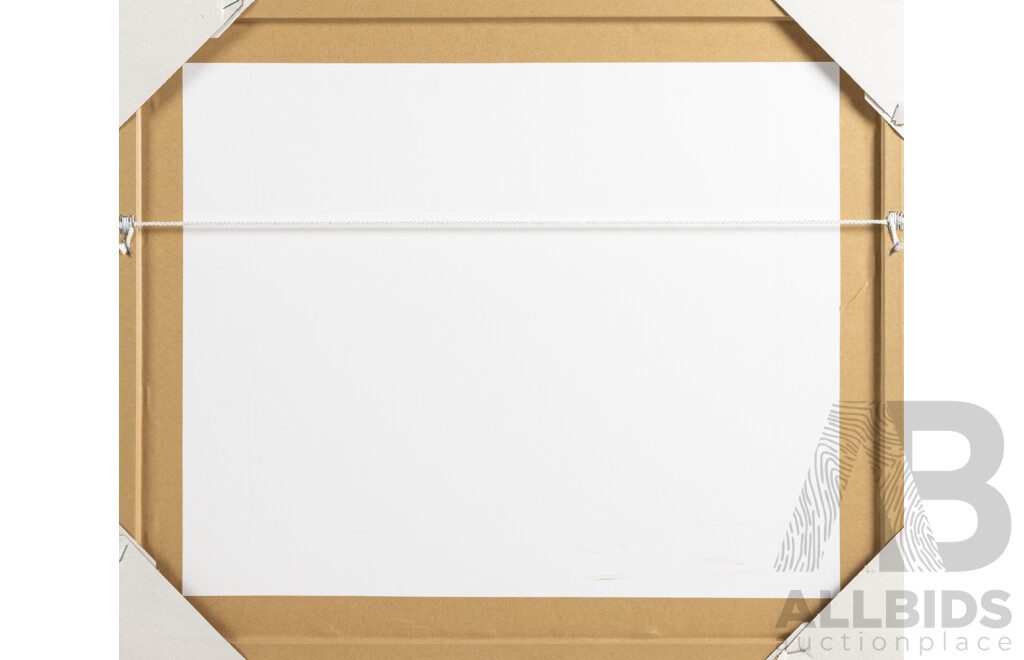 Peter Browne, (20th Century, Australian, 1947-), Big Barramundi, Spectacular Signed & Editioned Giclee Print, 44 x 52 cm (frame)