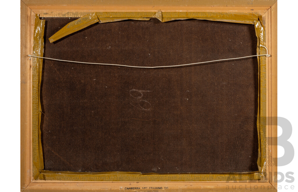 Artist Unknown, Boy in Red Jacket with Horse, Vintage Reproduction Canvas Print of Original, 63 x 84 cm (frame)