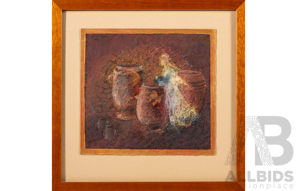 Jill Clingan, (20th Century, Australian, 1942-), A Wedding in Cana (2005), Mixed Media, 35.5 x 36 cm (frame)