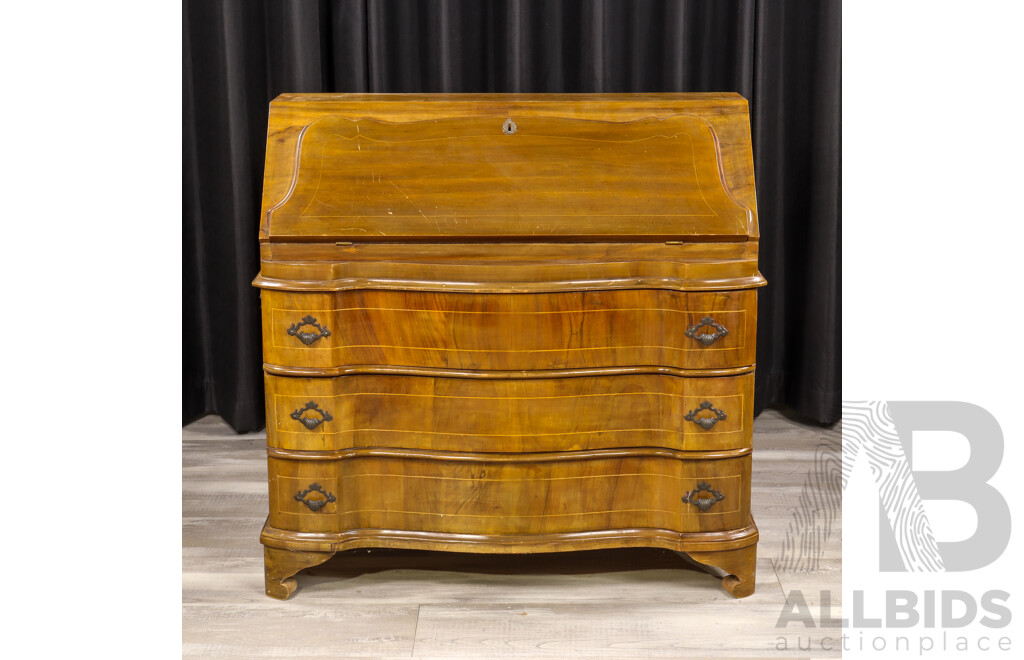 Dutch Colonial Style Fall Front Bureau