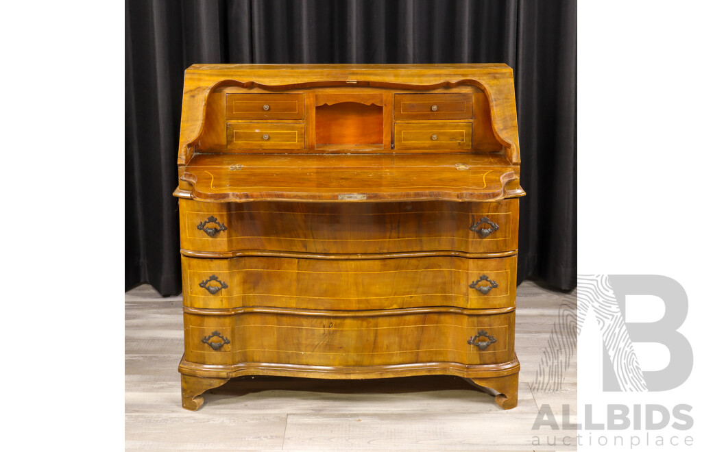Dutch Colonial Style Fall Front Bureau