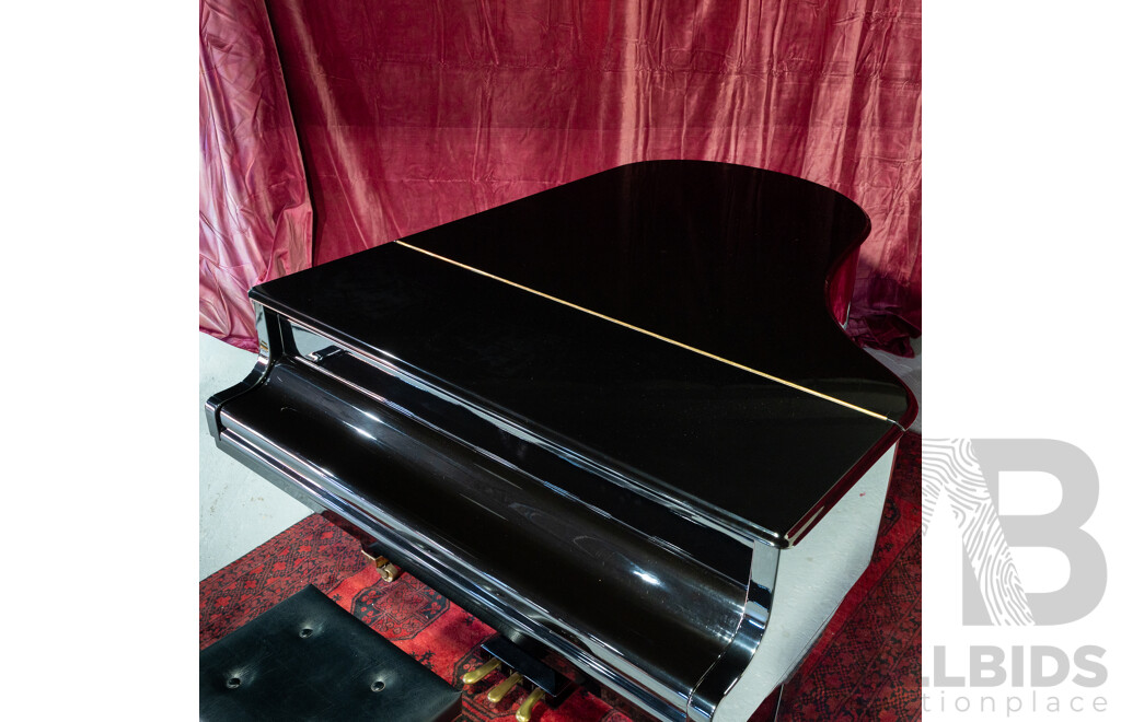Vintage Bösendorfer Model 200 Grand Piano, Serial No. 34538, Austria, Circa 1982, with Adjustable Stool
