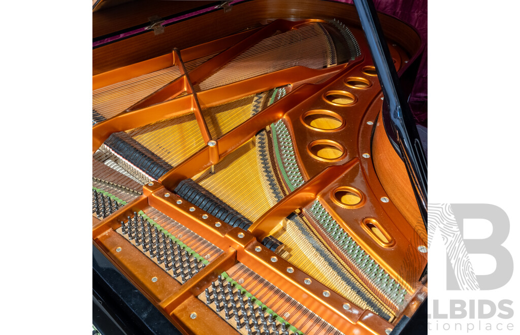 Vintage Bösendorfer Model 200 Grand Piano, Serial No. 34538, Austria, Circa 1982, with Adjustable Stool
