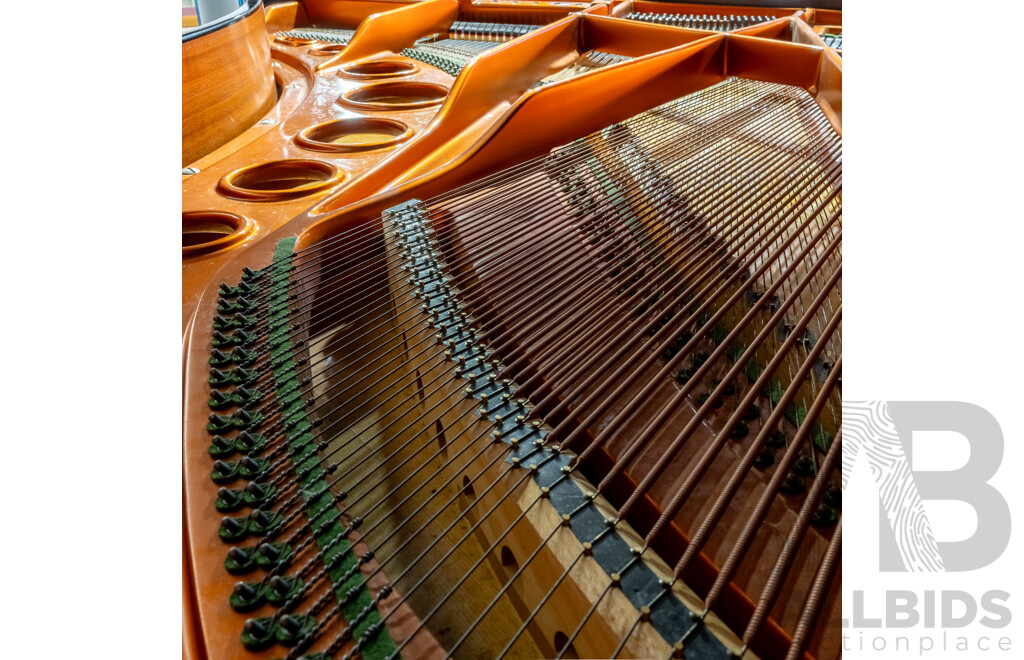Vintage Bösendorfer Model 200 Grand Piano, Serial No. 34538, Austria, Circa 1982, with Adjustable Stool