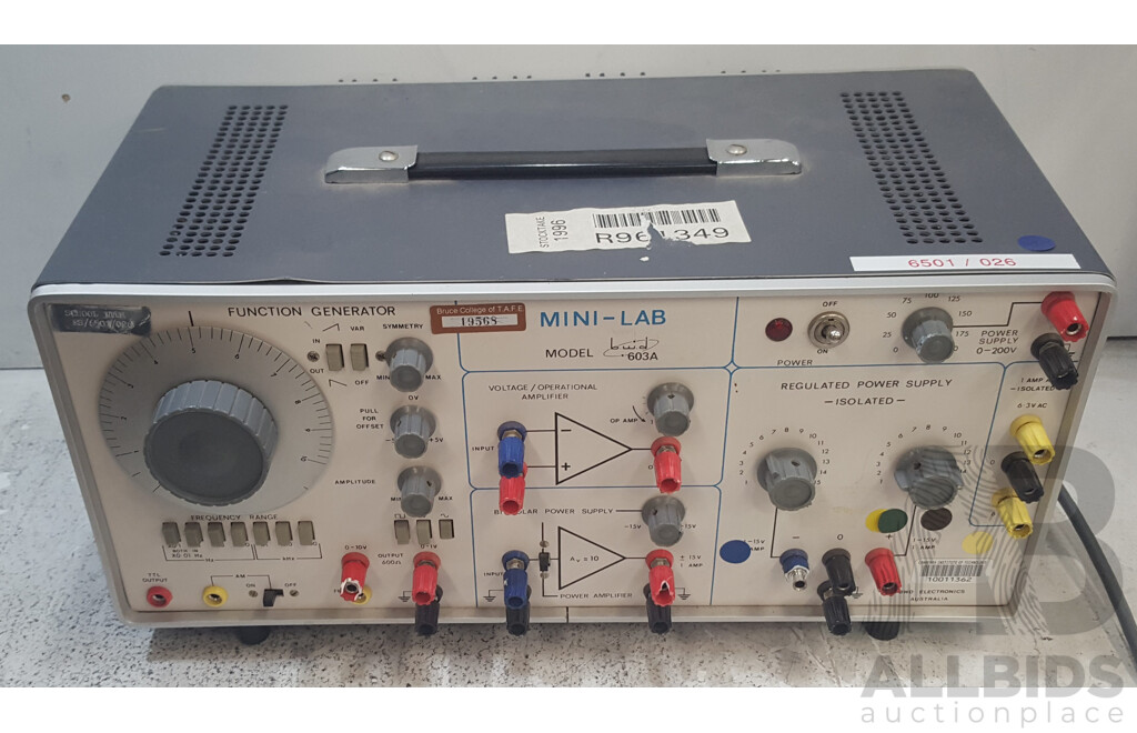 BWD (603A) Mini-Lab