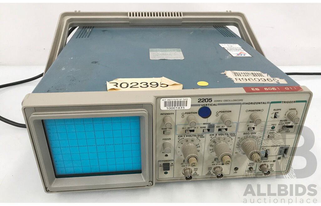 Tektronix (2205) Dual-Channel Oscilloscope