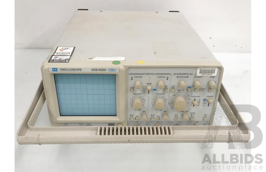 GW Instek (GOS 622G) Dual-Channel Analog Oscilloscope