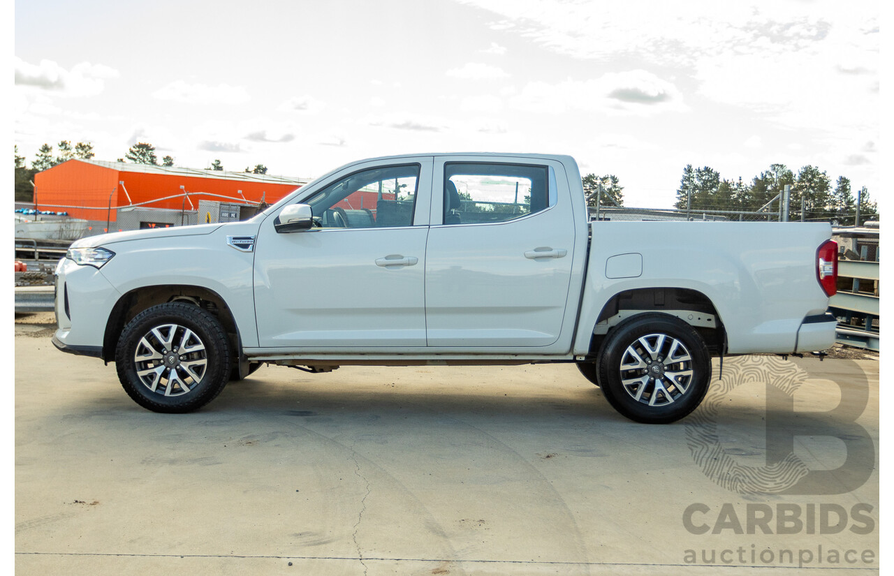 01/2022 LDV T60 MAX PRO (4x4) SK8C Double Cab Utility Blanc White Turbo Diesel 2.0L