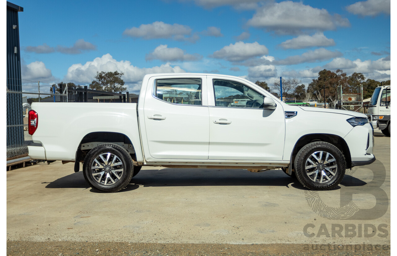01/2022 LDV T60 MAX PRO (4x4) SK8C Double Cab Utility Blanc White Turbo Diesel 2.0L
