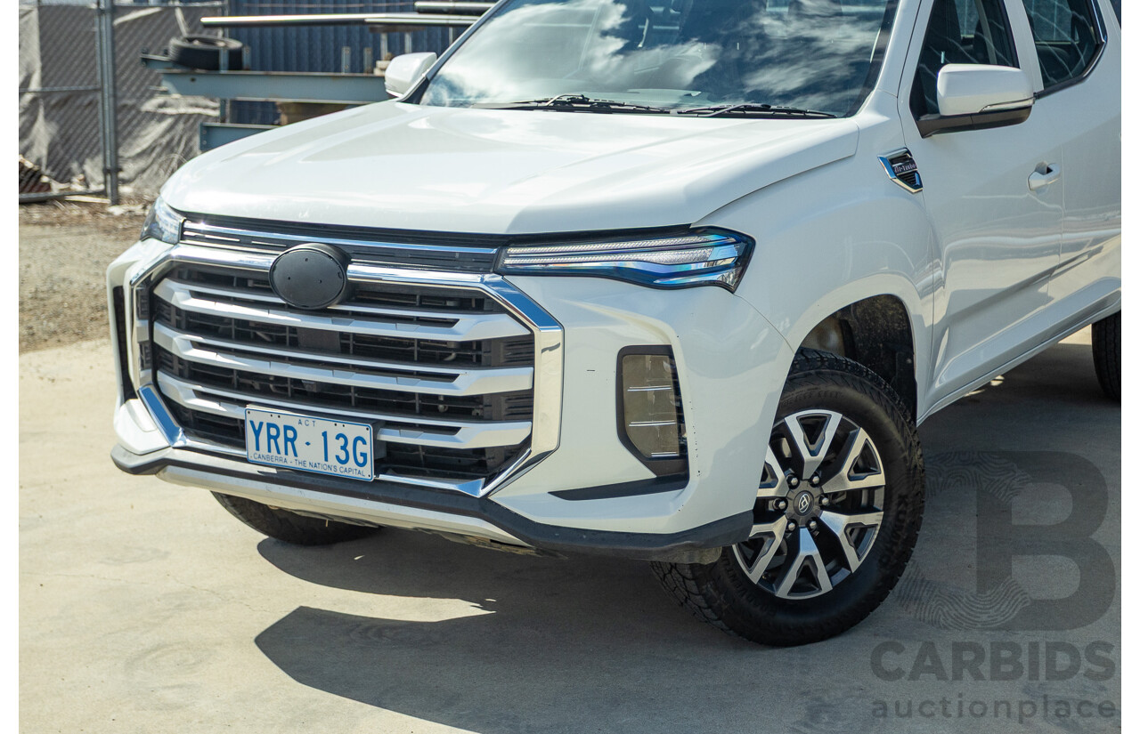 01/2022 LDV T60 MAX PRO (4x4) SK8C Double Cab Utility Blanc White Turbo Diesel 2.0L